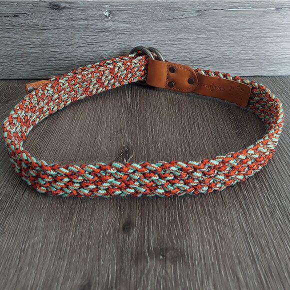 Cole Haan Multicolor Braided Belt Size 38 - Picture 2 of 5